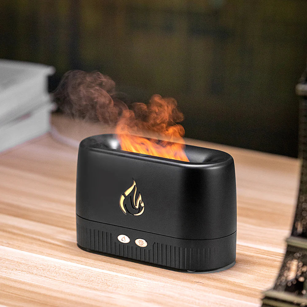 "Portable Aroma Flame Diffuser & Air Humidifier"