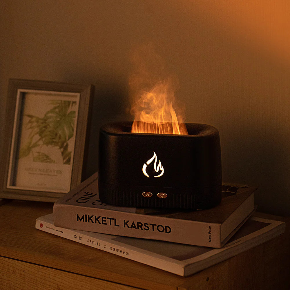 "Portable Aroma Flame Diffuser & Air Humidifier"