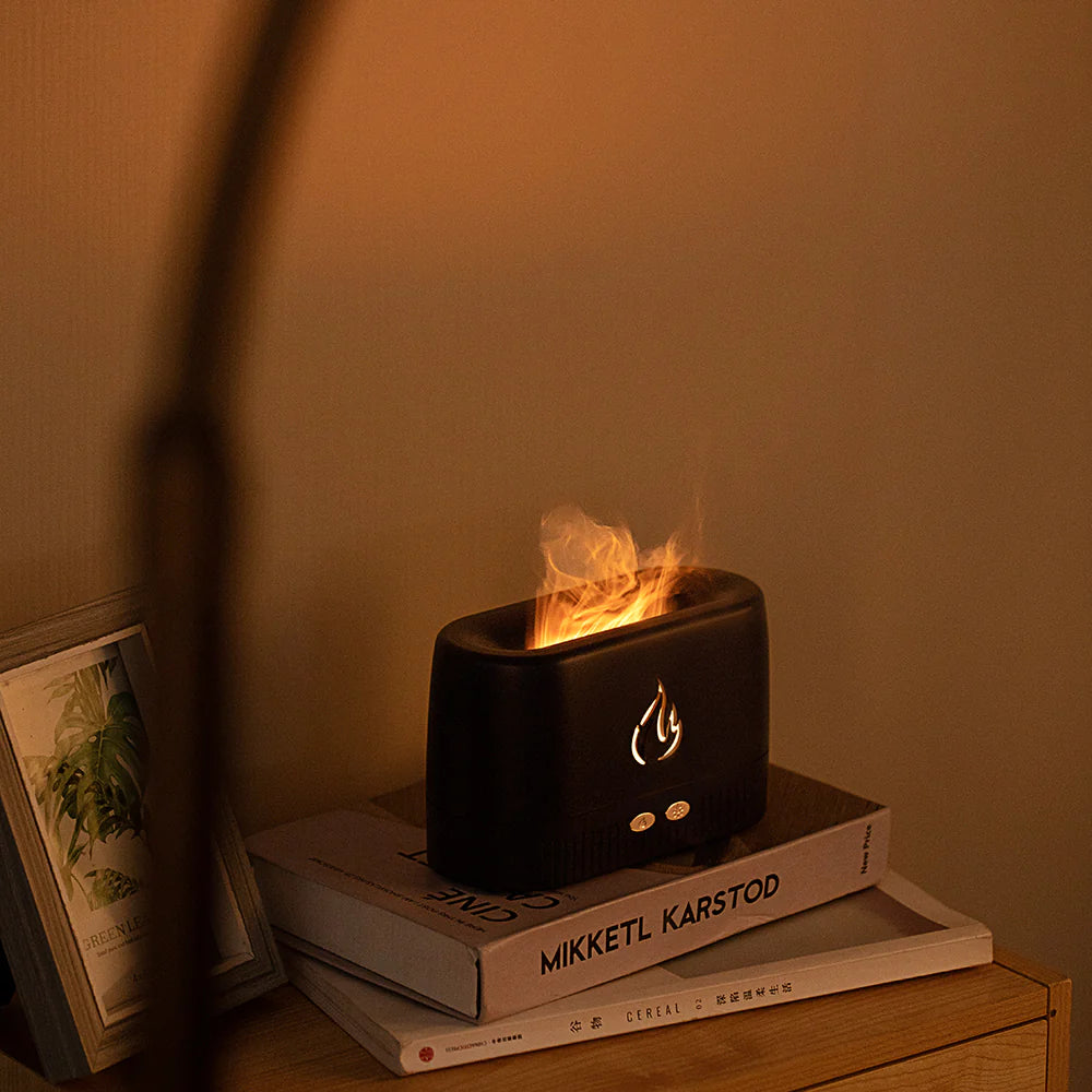 "Portable Aroma Flame Diffuser & Air Humidifier"