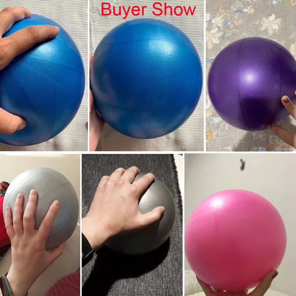 25cm Yoga Ball for Balance and Core Strength - Perfect for Pilates, Gym, and Indoor Fitness Training