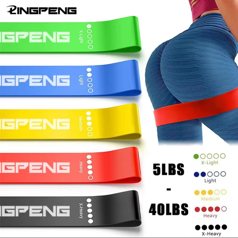 Versatile Resistance Bands for Yoga, Fitness, and Dance - Elastic Loop Stretch Band for Leg and Hip Training