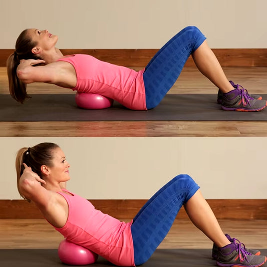25cm Yoga Ball for Balance and Core Strength - Perfect for Pilates, Gym, and Indoor Fitness Training