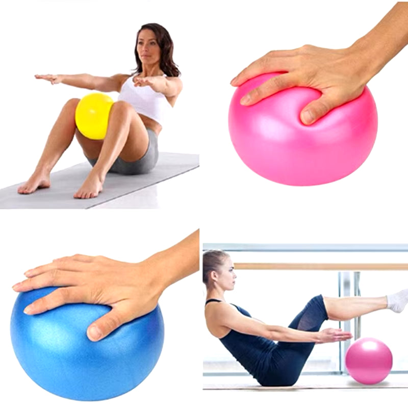 25cm Yoga Ball for Balance and Core Strength - Perfect for Pilates, Gym, and Indoor Fitness Training